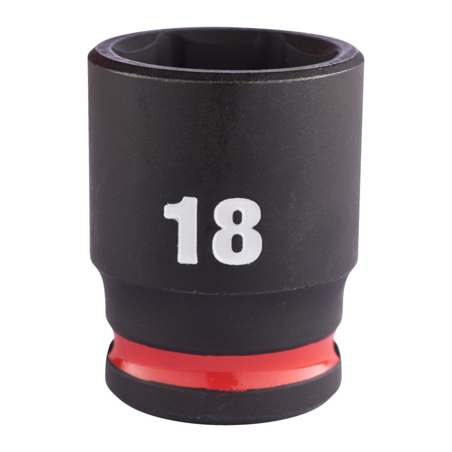 Cheie tubulară de impact MILWAUKEE SHOCKWAVE™ IMPACT DUTY, 3/8" IMPACT SOCKET STD 18mm L34mm