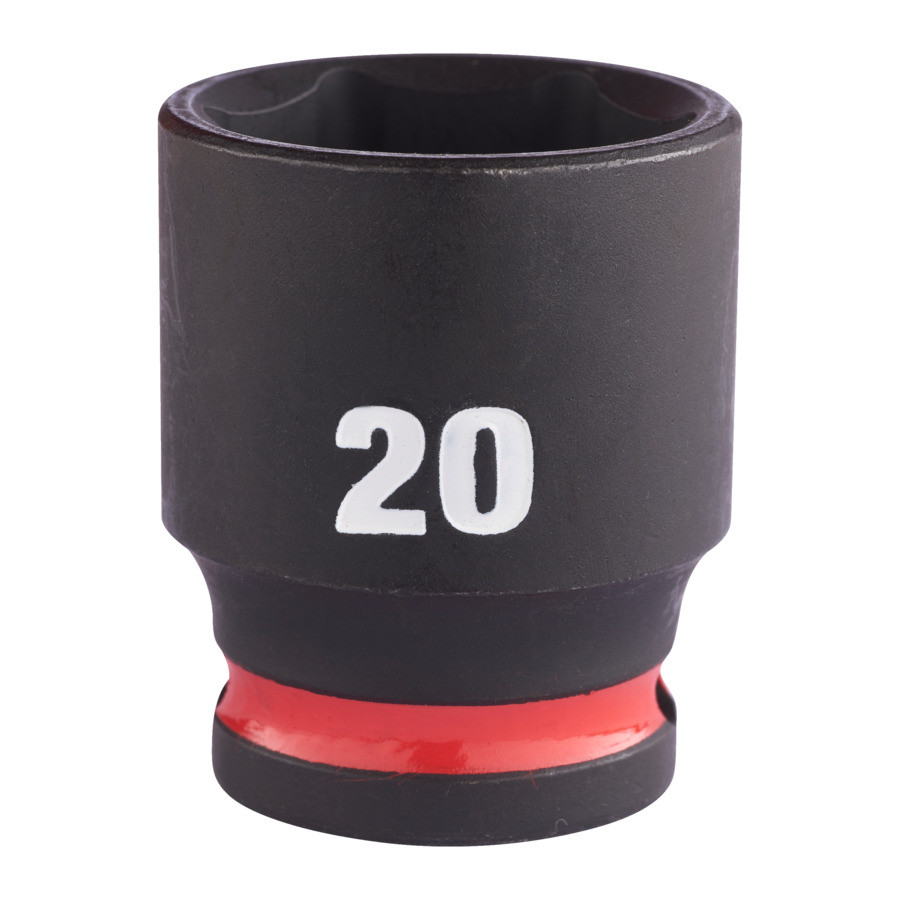 Cheie tubulară de impact MILWAUKEE SHOCKWAVE™ IMPACT DUTY, 3/8" IMPACT SOCKET DEEP 20mm L65mm