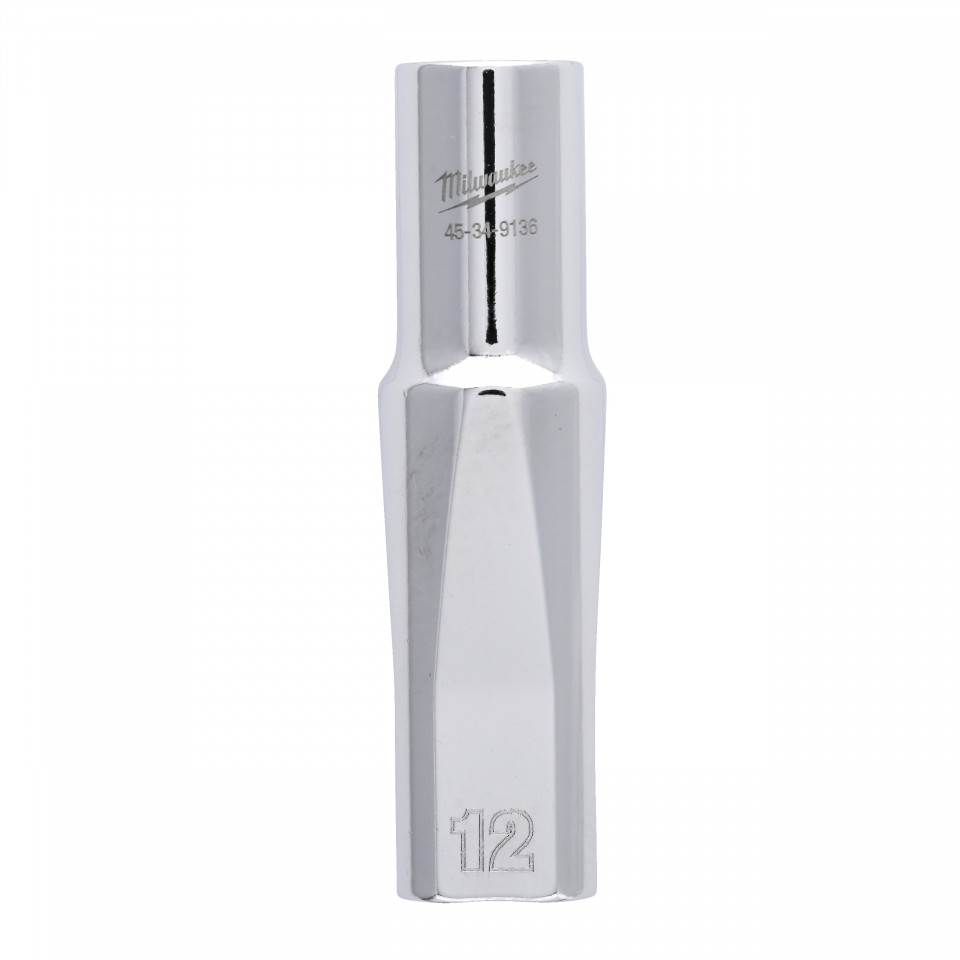 Cheie tubulară Milwaukee 1/2, sistem metric, 12mm, lungă