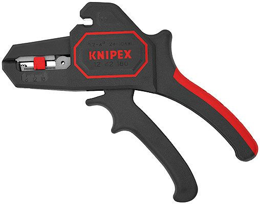 Clește dezizolator automat KNIPEX între 0,2 și 6 mm² cu taietor de sarma