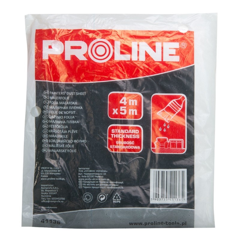 FOLIE PROTECTOARE 4X5M / STANDARD