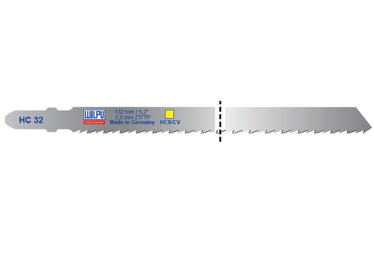 HC 32 Panza HCS/CV pentru fierastrau vertical, prindere T, pentru lemn / 5 bucati, DIM 132 x 7.8 x 1.45 mm