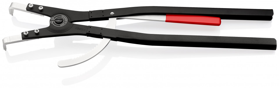 KNIPEX 46 20 A51 clește pentru inele de siguranță pentru inele exterioare pe axuri vopsit electrostatic în negru 570 mm