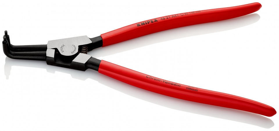 KNIPEX 46 21 A41 clește pentru inele de siguranță pentru inele exterioare pe axuri acoperite cu plastic vopsit negru 300 mm