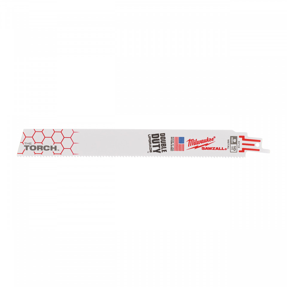 Metal: Pânze Heavy Duty TORCH™ pentru lucrări de demolare Milwaukee TORCH 230 x 10 Tpi - 25 bucati