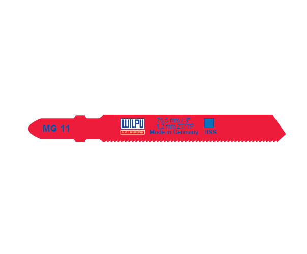 MG 11 Panza HSS pentru fierastrau vertical, prindere T, pentru metal / 5 bucati, DIM 76.5 x 7.8 x 1.0 mm