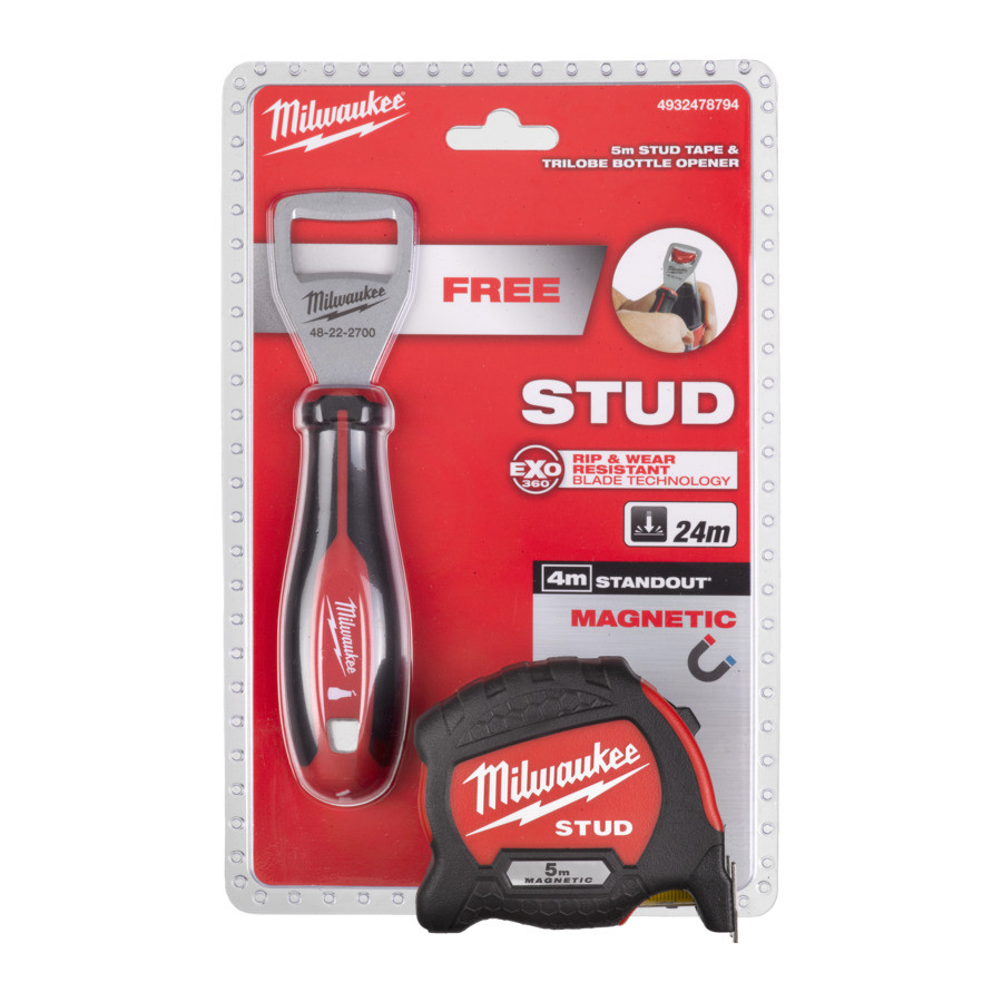 MILWAUKEE, SET RULETA 5M + DESFACATOR