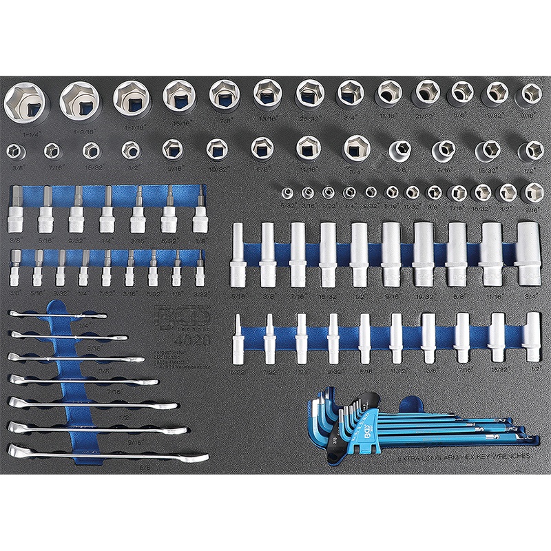 Organizator pentru carucior BGS, 90 chei in toli, 3/3 sertar