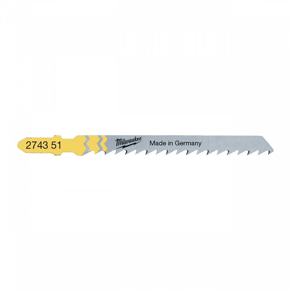 Pânze tăieri curate și fără așchii Milwaukee 75 x 4 mm T 101 D - 5 bucati