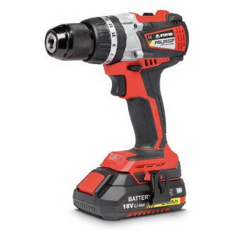 PBL 2032 P K Masina de insurubat/gaurit cu percutie cu 2 acumulatori Li-ion 18 V - 1.2172