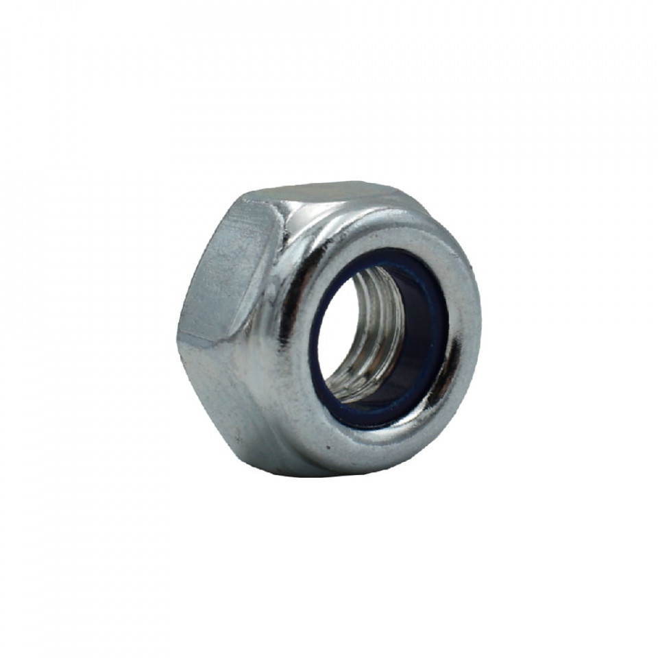 Piulite hexagonale cu autoblocare DIN 985 GR 8 ZN, M16, 50 bucati
