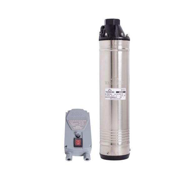 Pompa submersibila periferica Wasserkonig SI4847, diametru 4", putere 1100 W, debit 2820 l/h, inaltime refulare 48 m