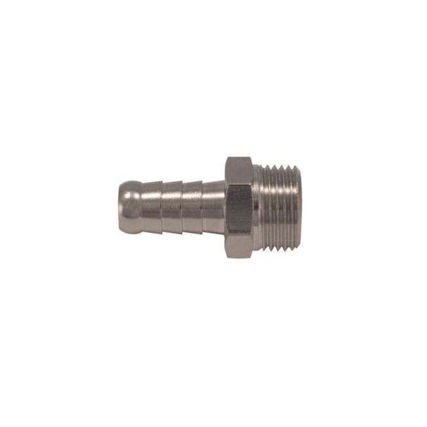 Racord bradut 9 mm pentru furtun cauciuc - filet exterior 1/4" Omg 21_1/4_9