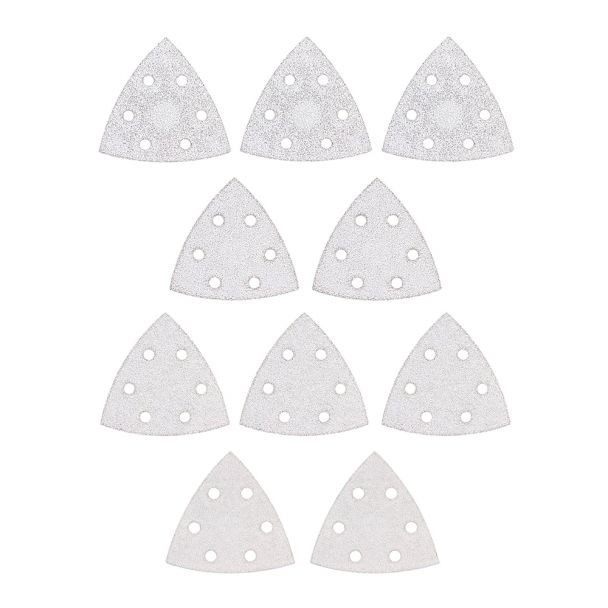 Set 10 foi abrazive delta Stanley STA32348, 94x94x94 mm, granulatie mixta