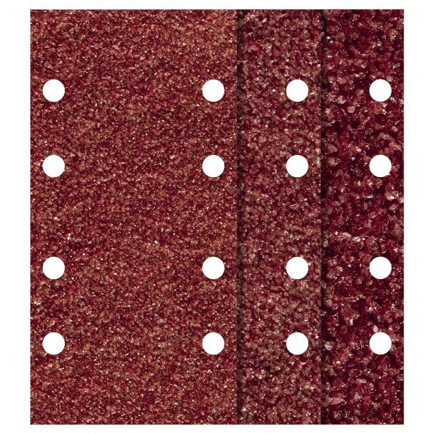 Set 10 foi abrazive Wolfcraft 1762000, pentru lemn si metale, Gr. A40, A80, A120, 93x185 mm