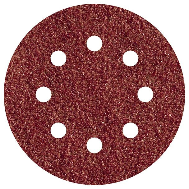 Set 5 foi abrazive Wolfcraft 2251000, prindere velcro, pentru lemn, D 125 mm, P120
