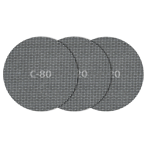 Set 5 foi abrazive Wolfcraft 8464000, prindere velcro, pentru lemn si rigips, D 125 mm, P80/120/220