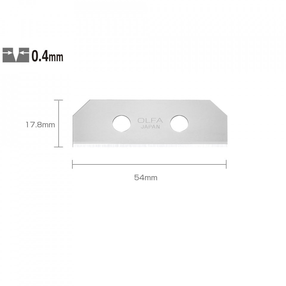 Set SKB-8/10B - lame japoneze pentru SK-8, 10 bucati, Olfa