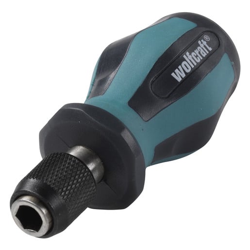 Surubelnita pentru biti Wolfcraft 1239000, magnetic, maner ergonomic, bicomponent, lungime 76 mm