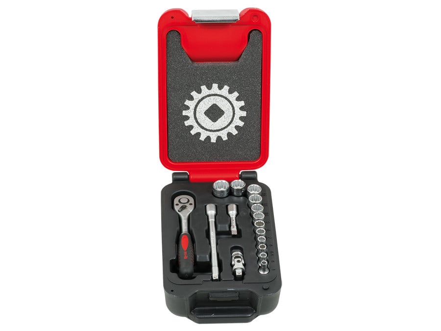 Trusa MOB 16 scule Fusion Box Small TCCT 16MG×1/4” capete/accesorii DH - 135×215×60