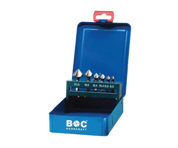 Trusa tesitoare cu prindere 1/4" conice 6 piese, 6.3 / 8.3 / 10.4 / 12.4 / 16.5 / 20.5 mm