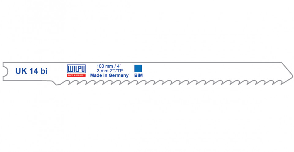 UK 14 BI Panza Bi-Metal pentru fierastrau vertical, prindere U, pentru metal / 5 bucati, DIM 100 x 7.8 x 1.0 mm