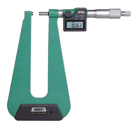 3539 Micrometru digital pentru foi tabla, potcoava 155 mm, scala 0-25 mm - 3539-253A