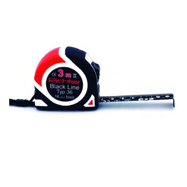 36 Ruleta de 5 m „Black Line”, cu marcaj CE, EC II