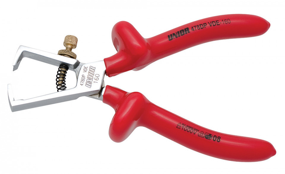 478/1VDEDP Cleste pentru dezizolat frontal izolat la 1000 V, L 160 mm - 619186