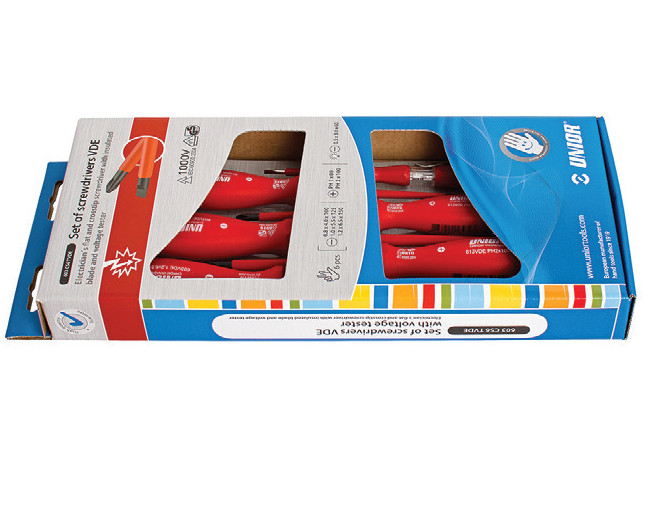603CS6TVDE Set de surubelnite izolate si tester de tensiune / 6 piese - 617045