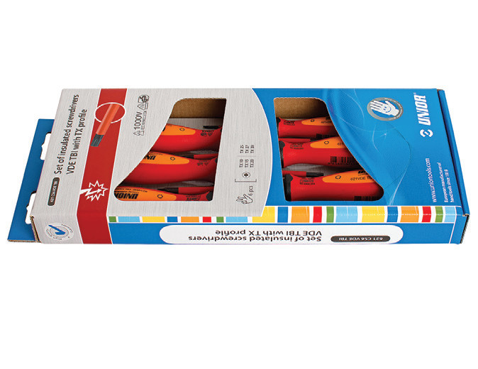 620CS6VDETBI Set de surubelnite izolate profil hexagonal, DIM 2.5 - 8 / 6 piese - 617048