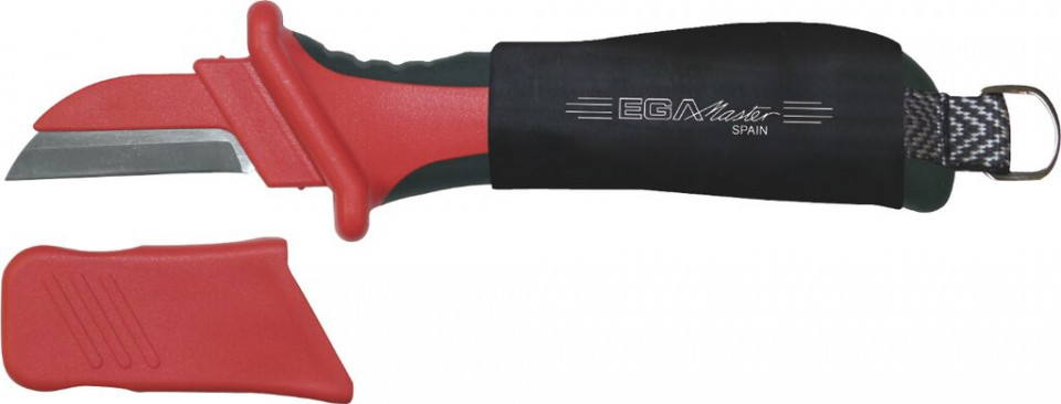 AD730357 Cutter drept izolat la 1000 V cu inel pentru carabiniera, L - 170 mm - AD730357