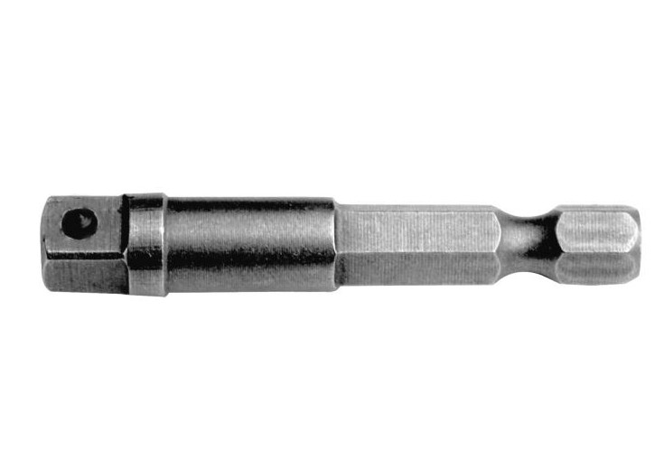 Adaptor hexagon exterior ASW 1/4”- patrat exterior 1/4", 150 mm