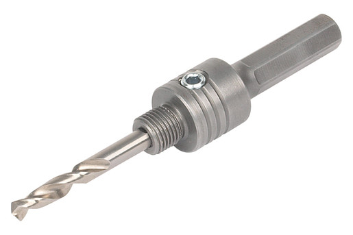 Adaptor pentru carote bimetal cu burghiu de centrare Wolfcraft 5957000, lungime 68 mm, filet 1/2"