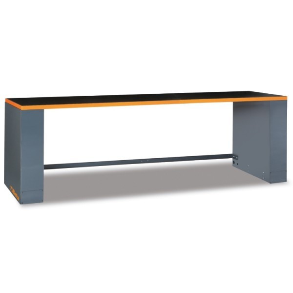 Banc de lucru modular, 2.8m, portocaliu C55BO/2,8