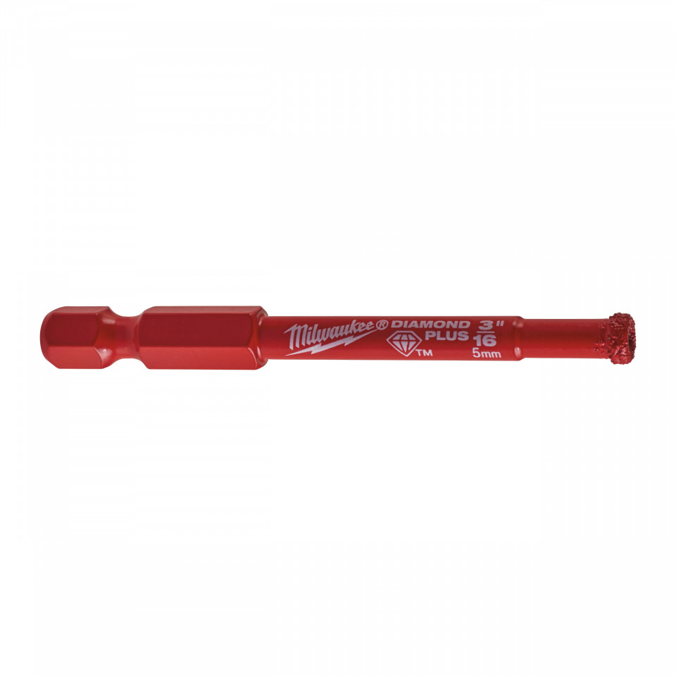 Burghie DIAMOND PLUS™ ¼″ pentru găurire umedă / uscată 5 mm