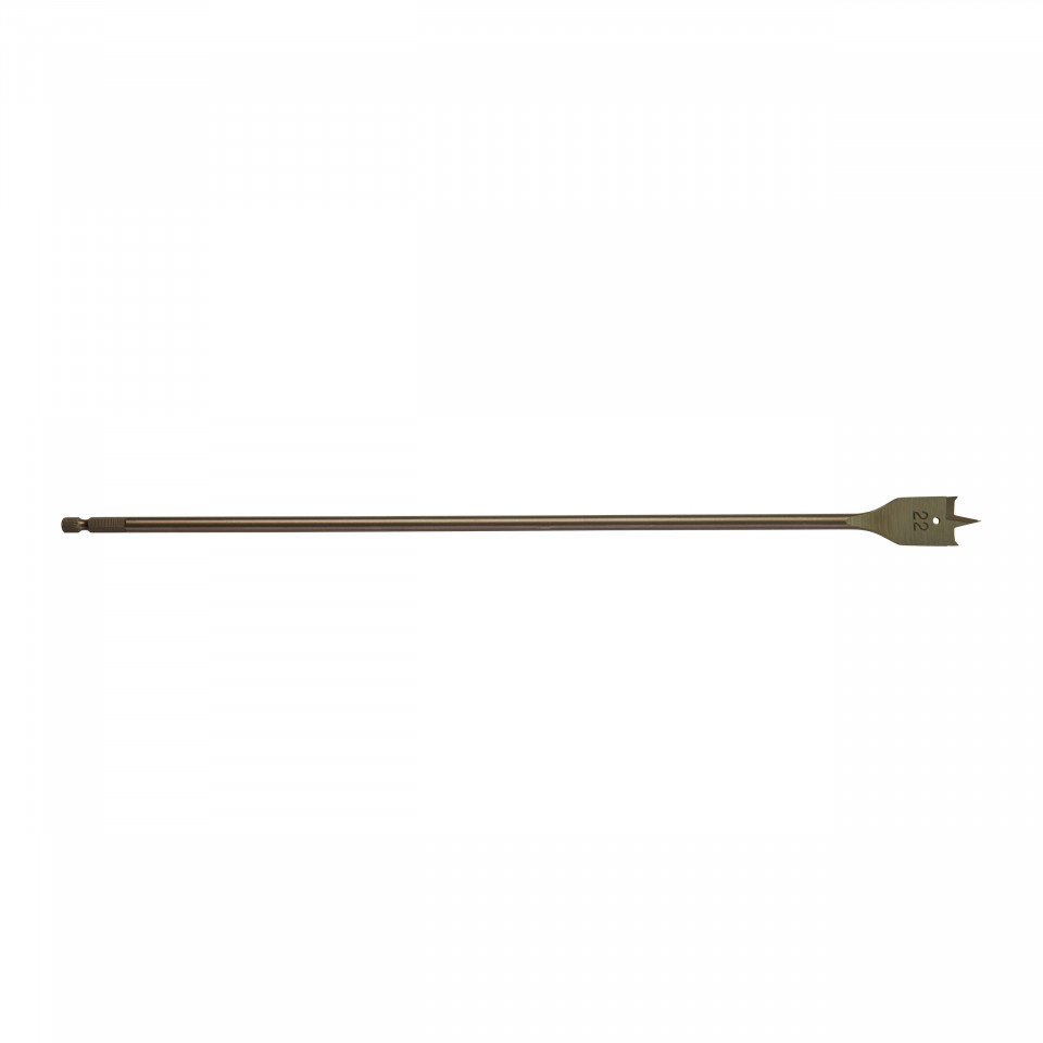 Burghie plate Milwaukee (Lungime totală (mm): 400, Tijă prindere: ¼″ Hex, Ø (mm): 22)