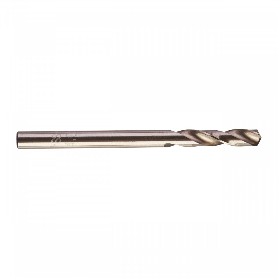 Burghie scurte MILWAUKEE HSS Ground pentru metal - DIN 1897 Ø 4x22x55 mm - set 10 buc