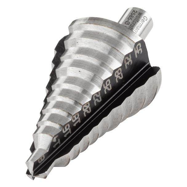 Burghiu in trepte Wolfcraft 2585000, 8-35x52.5 mm, tija 10 mm