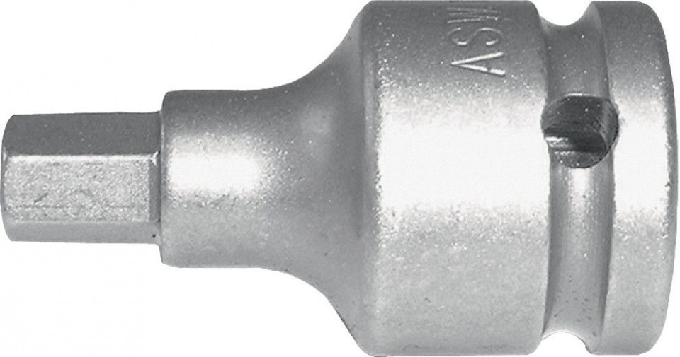 Cap cheie tubulara de impact cu profil hexagon exterior ASW 1/2", HX8 L55mm