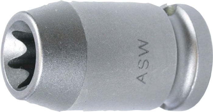 Cap cheie tubulara de impact cu profil TORX® interior ASW 1/2", E24 L45mm