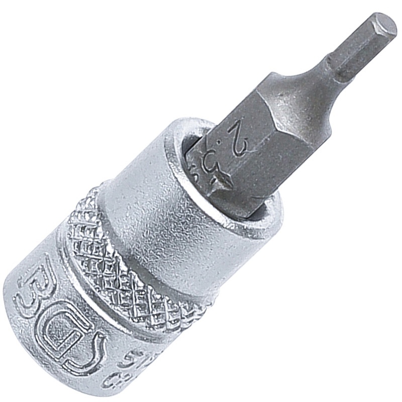 Capat cheie tubulara 1/4" cu varf imbus, 2.5 mm