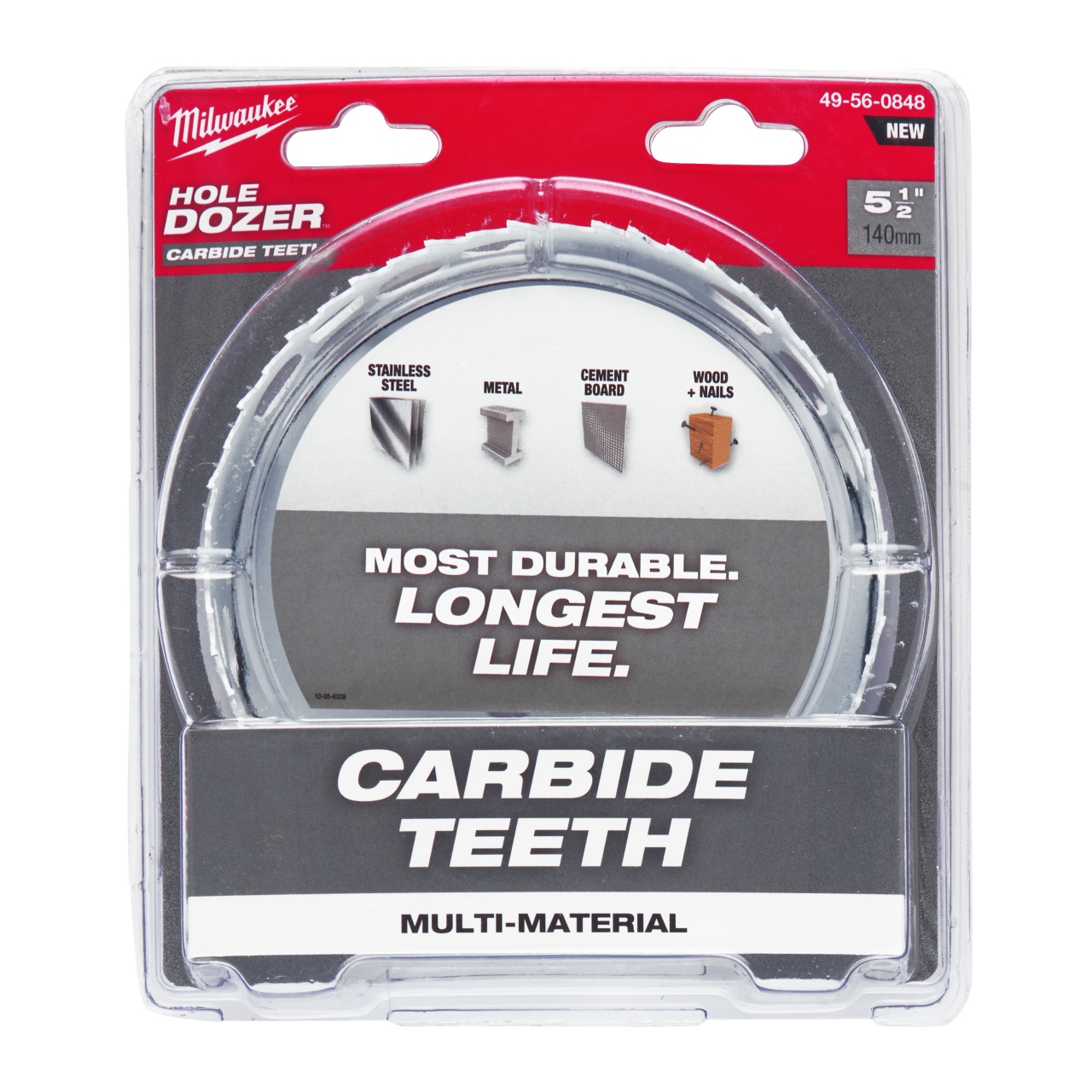 Carote HOLE DOZER™ cu dinți din carbură 140 mm