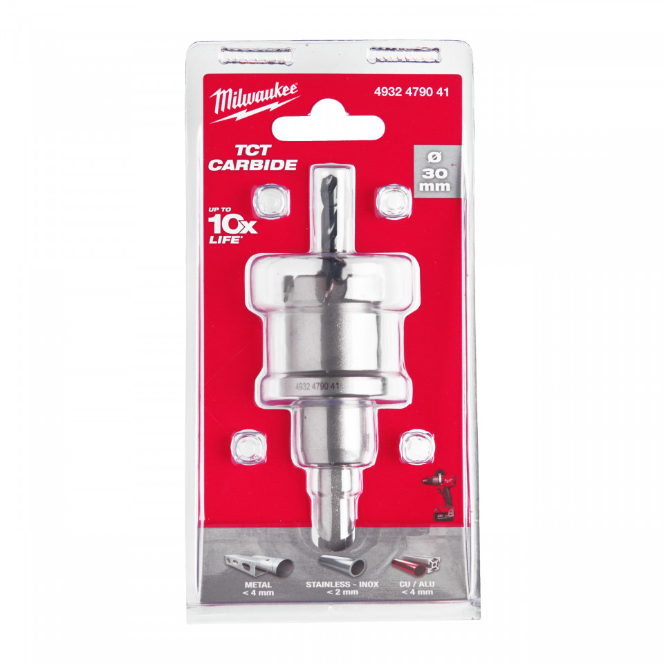 Carote oțel inoxidabil TCT 30 mm