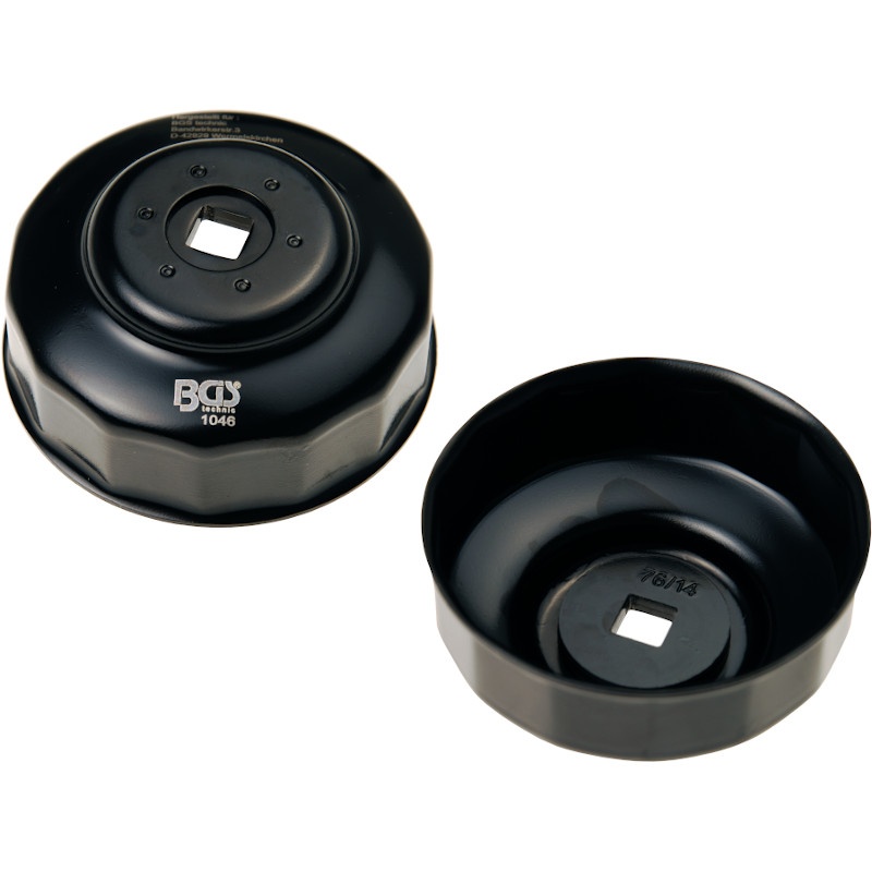 Cheie capac pentru filtru de ulei, 76 mm x 14 canturi, 3/8"