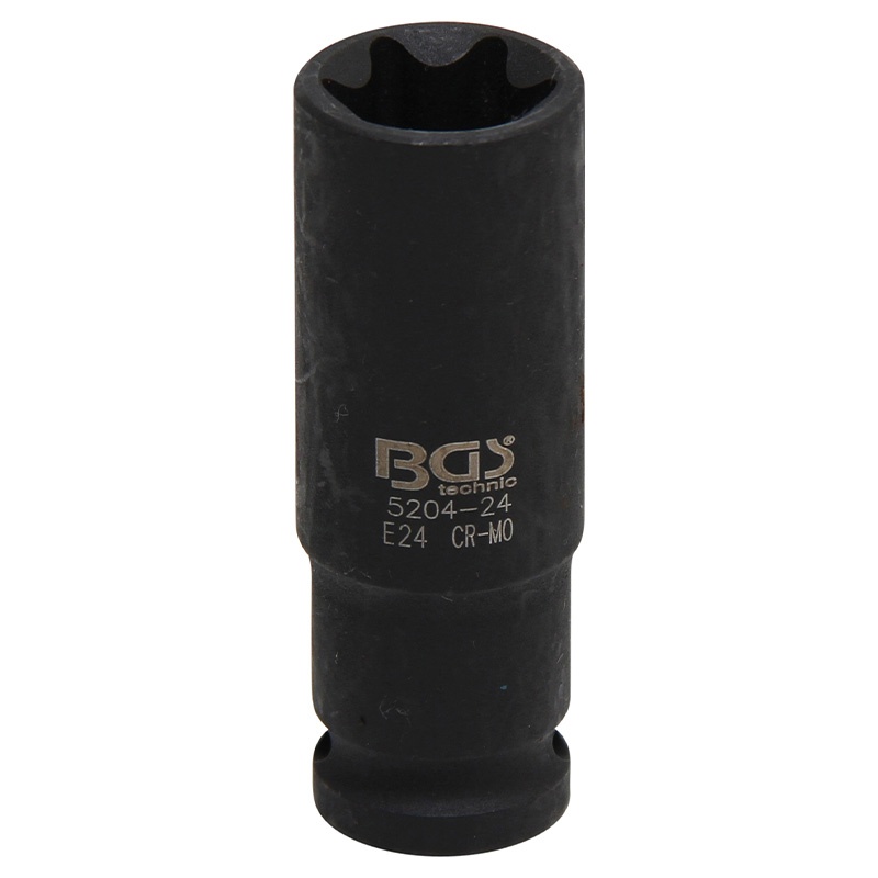 Cheie tubulara de impact, lunga, 1/2", torx-negativ E24