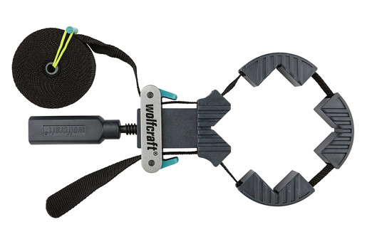 Chinga de strangere cu 4 bacuri Wolfcraft 3416000, 4 m, strangere cu manivela