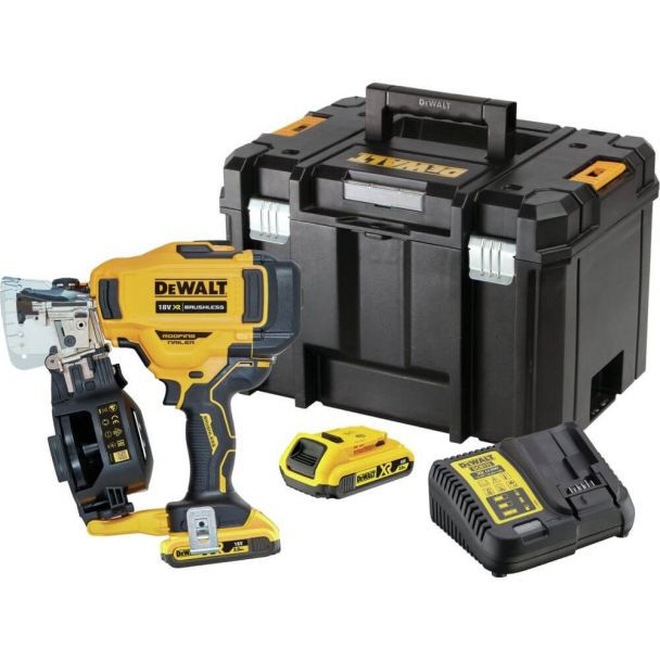 Ciocan de batut cuie Dewalt DCN45RND2 cu 2 acumulatori XR 18 V / 2 .0Ah , cuie 3.1 / 19-45 mm