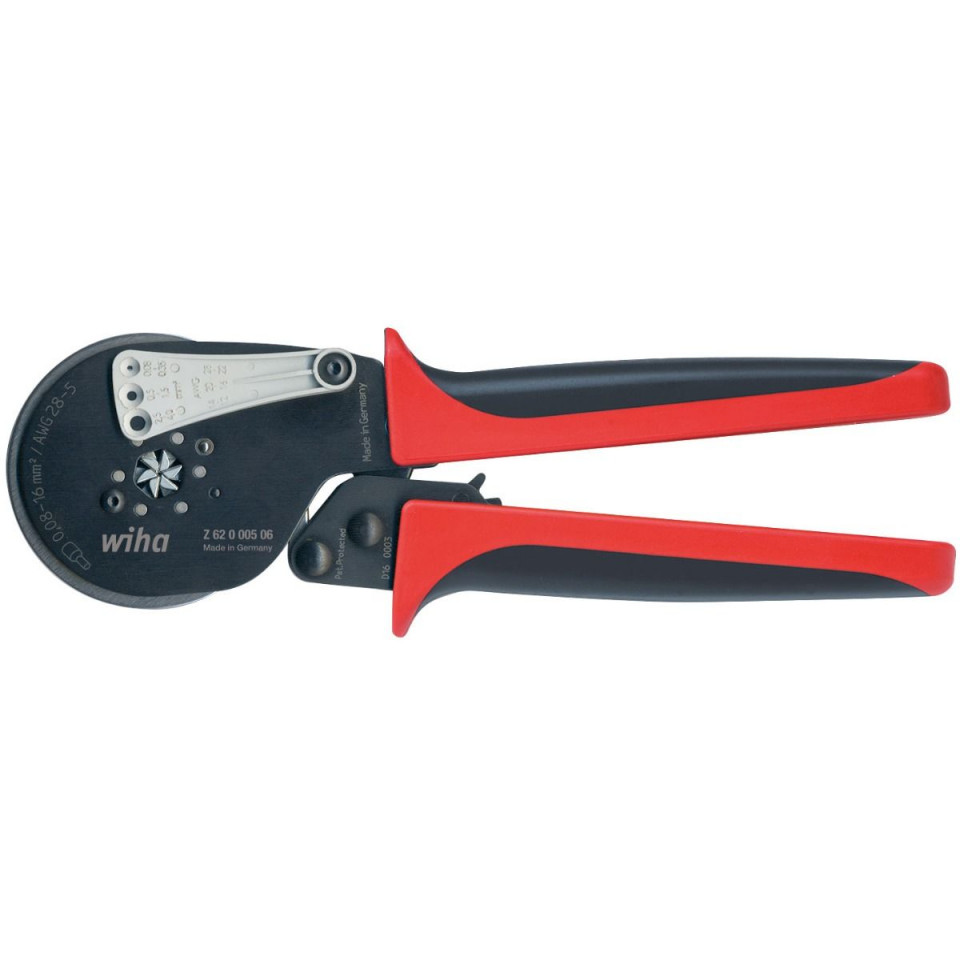 Cleste automat pentru sertizat pini neizolati, WIHA, 0.08 si 16 mm2