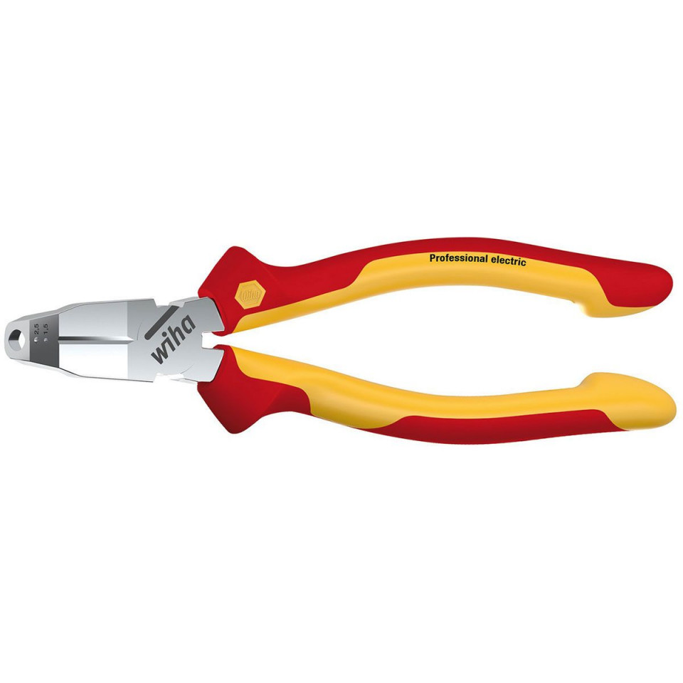 Cleste instalatori TriCut Professional electric, WIHA, 170 mm